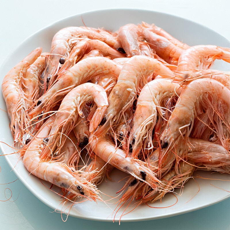 Gamba blanca cocida bandeja 300 g