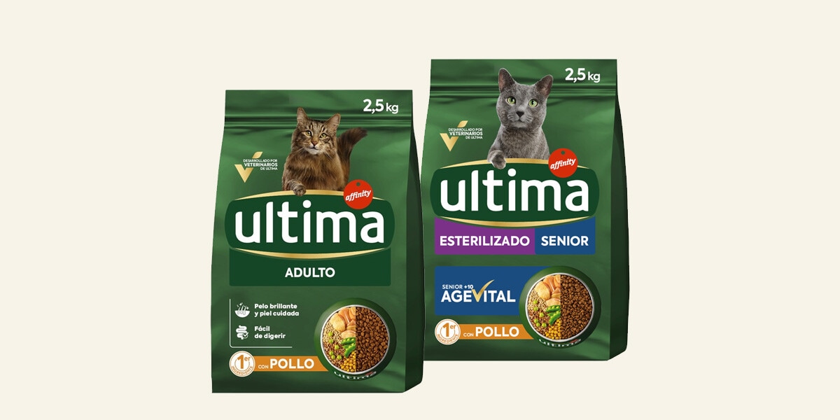 Pienso seco para gatos ULTIMA