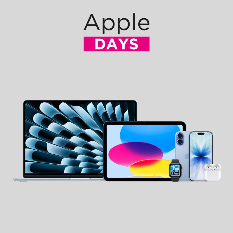 Apple Days - Até 400€ numa seleção de artigos