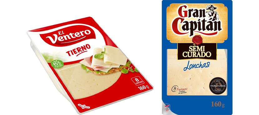 MULTIMARCA Quesos en lonchas distintas variedades