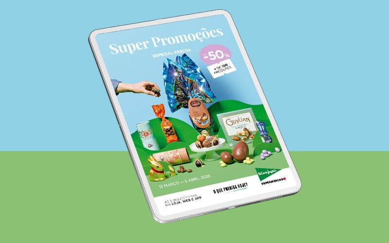 Páscoa até -50% em + 100 produtos - 13 de março a 5 de abril