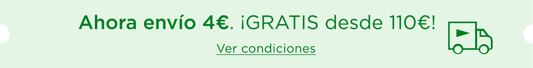 Ahora envío 4€ | GRATIS desde 110€.