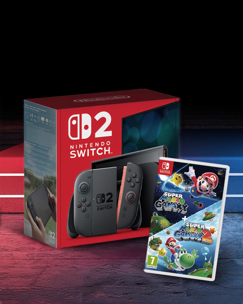 Nintendo Switch2 + Super Mario Galaxy 1 y 2 499,90€