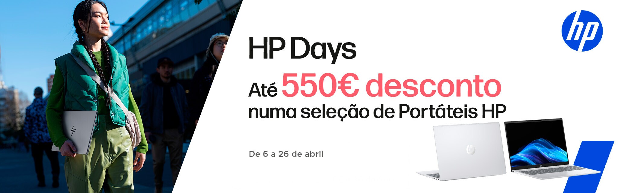 HP Days - Até 550€ de desconto numa seleção de portáteis HP