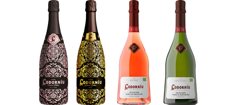 CODORNIU Cavas en distintas variedades