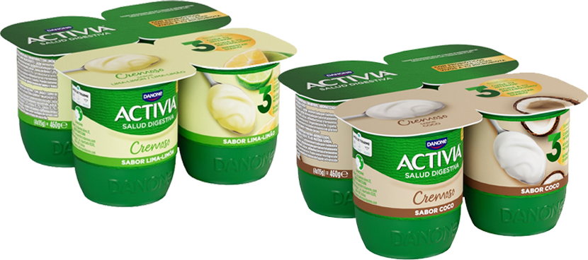 ACTIVIA Bífidus cremosos, pack 4
