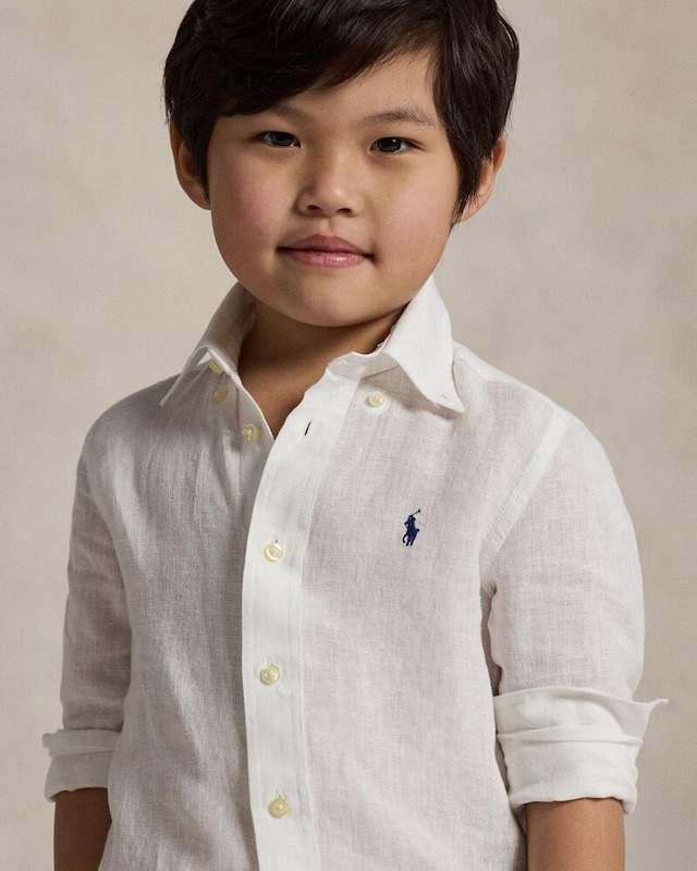 Camisas Linho Moda Infantil