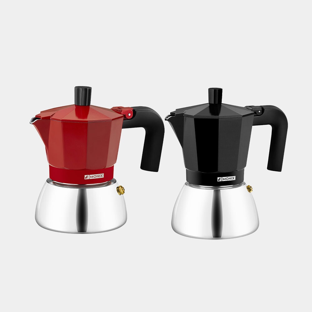 -30% en cafeteras de acero de monix