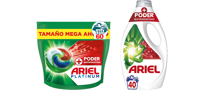 ARIEL Detergente para la ropa