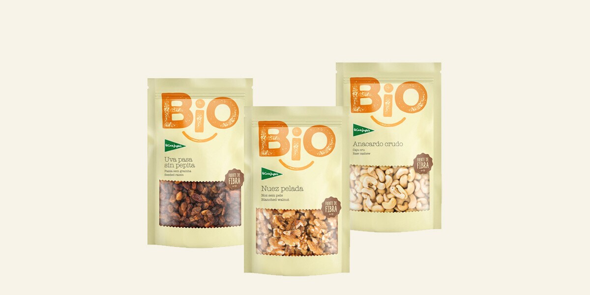Frutos secos ecológicos El Corte Inglés Bio