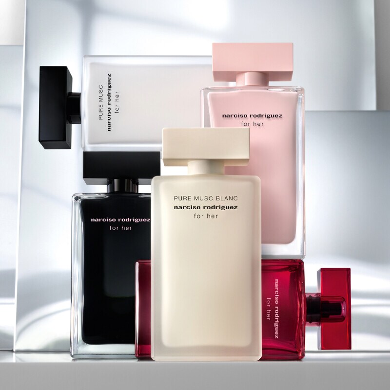 Descubra a linha For Her com fragrâncias de Narciso Rodriguez
