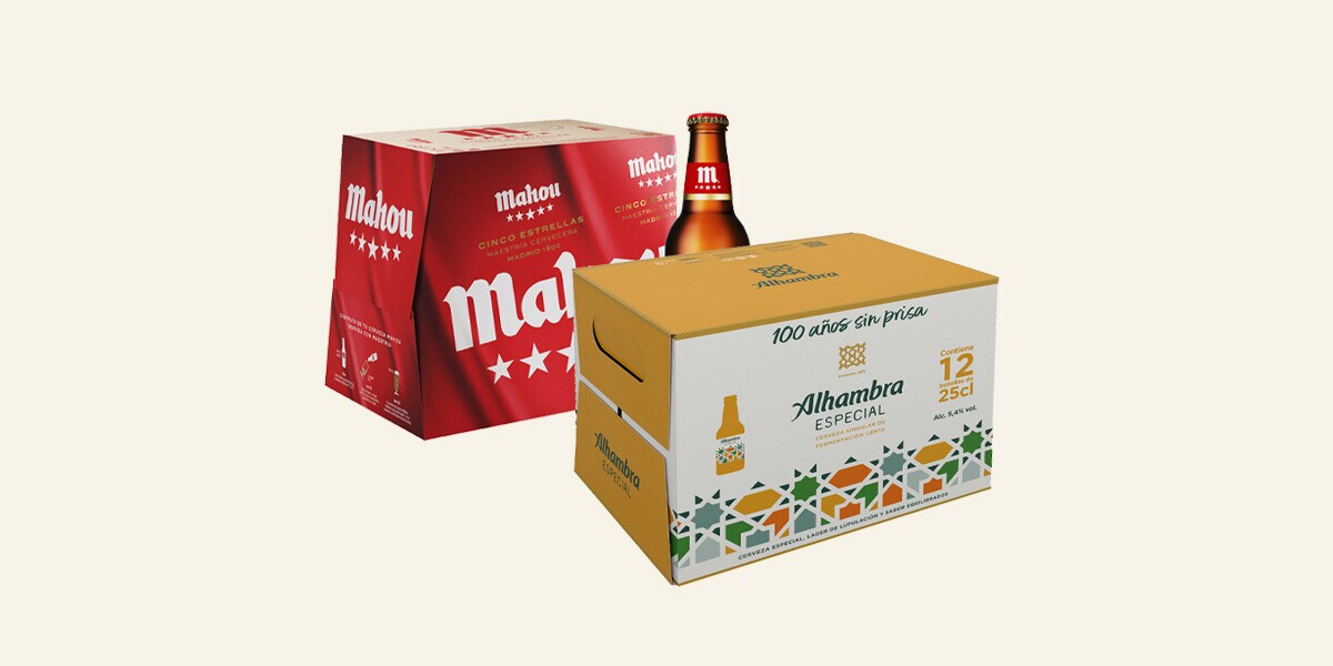 Cerveza rubia Multimarca