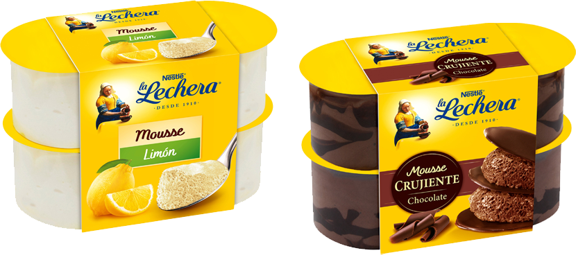 LA LECHERA Postres distintos sabores