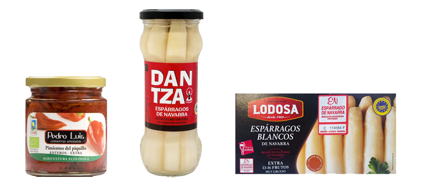 Multimarca Espárragos y pimientos