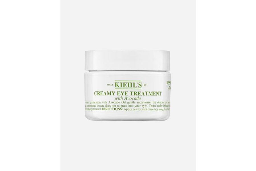 Creamy eye treatment with avocado