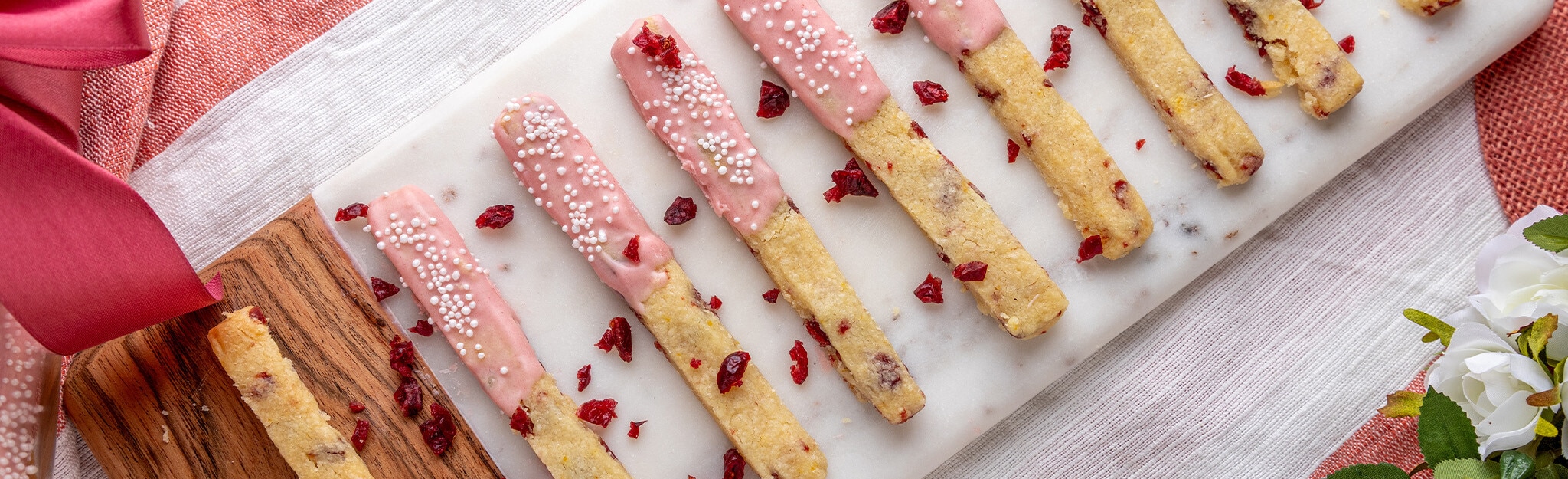Bolachinhas de Arando e Chocolate Branco