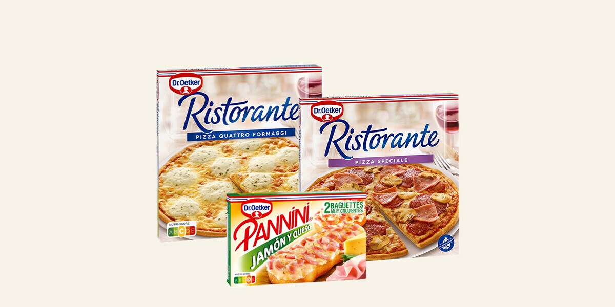 Pizzas y baguettes Dr. Oetker Ristorante y Pannini