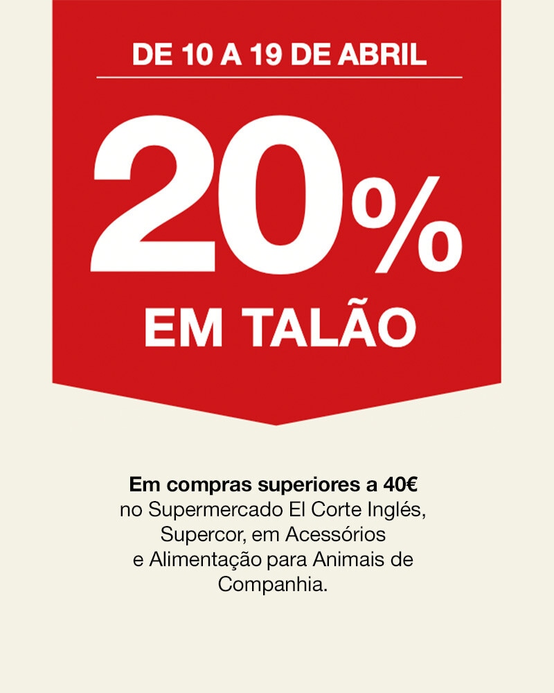 Campanha 20% em Talão