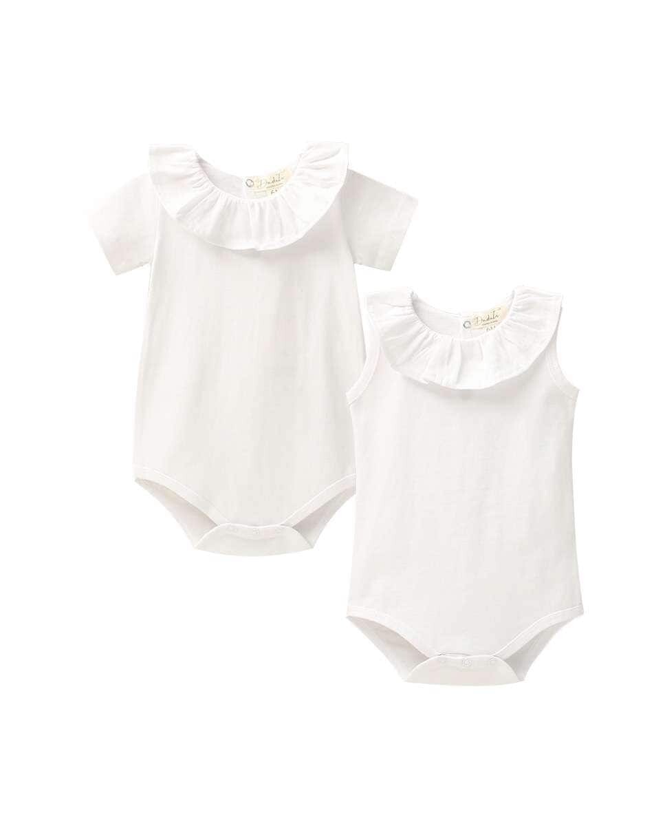 Imagem 0 de Pack de 2 Bodies para Bebé 100% Algodão com Gola Folho