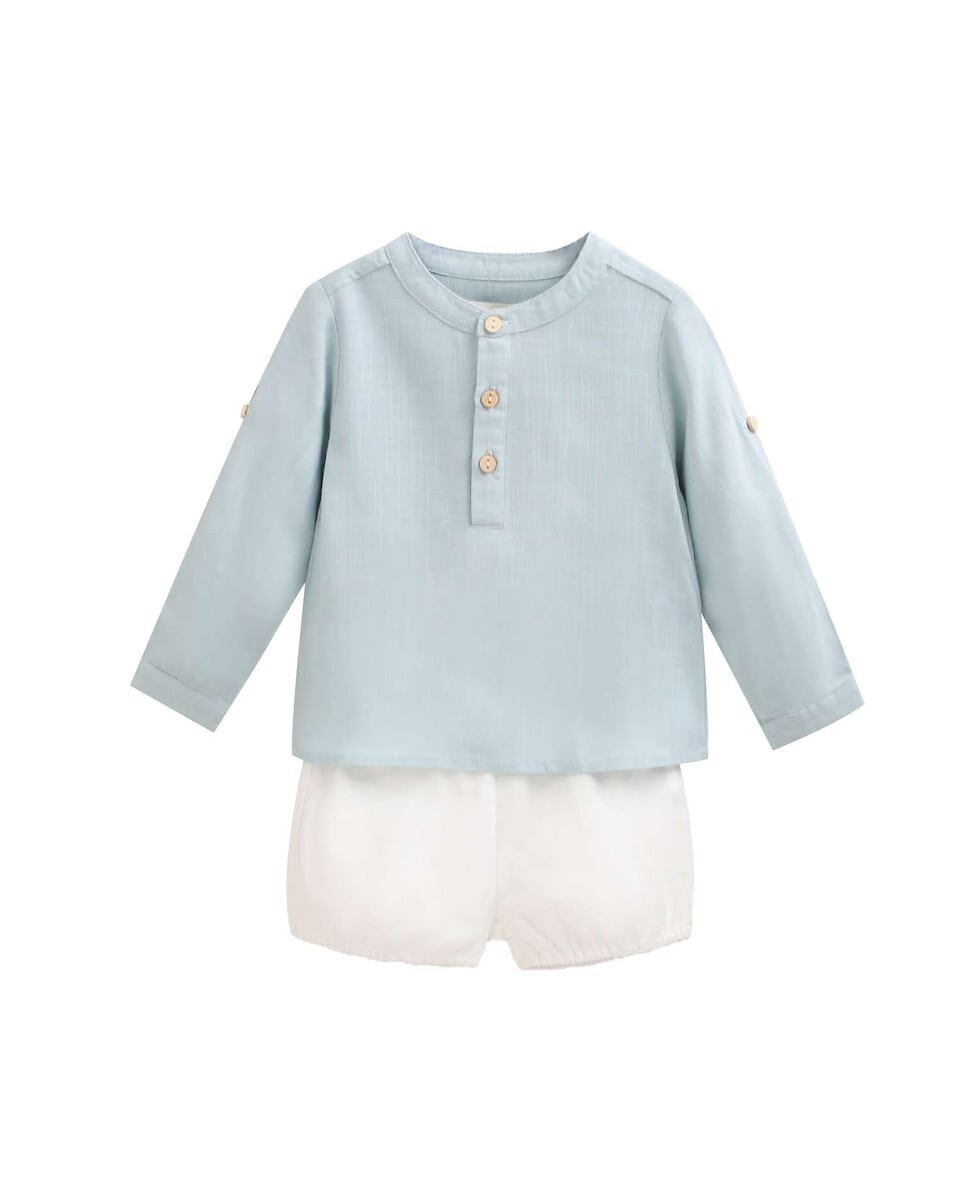 Imagem 0 de Conjunto para Bebé de Camisa e Calções