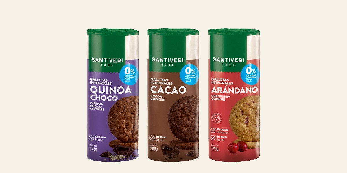 Galleteas integrales 0% y triple zero	