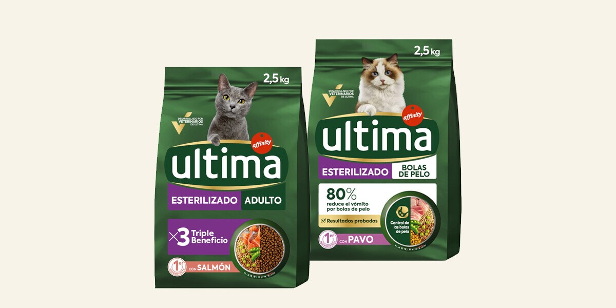 Pienso par agato esterilizado Ultima
