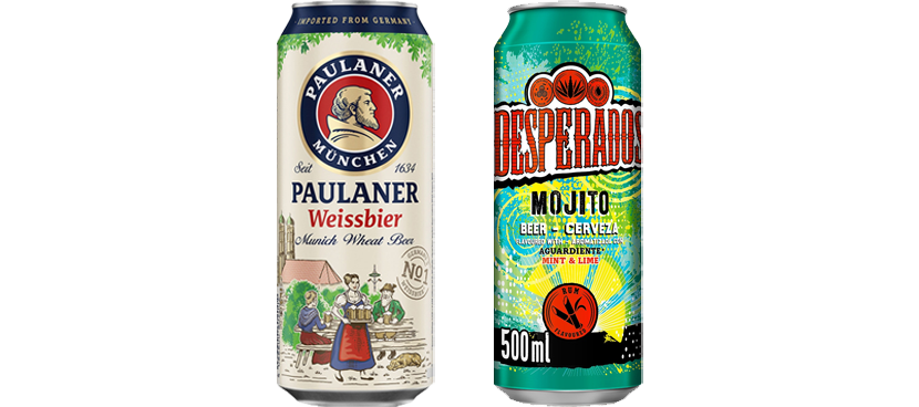 MULTIMARCA Cervezas de trigo en lata