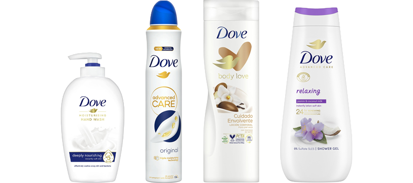 DOVE Geles y lociones