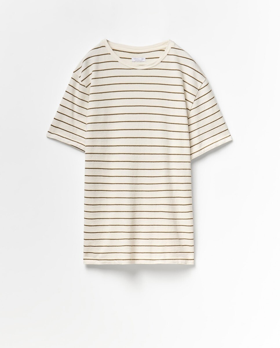 Imagem 0 de T-shirt Rústica às Riscas