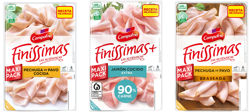 Campofrío FInissimas Cocidos en lonchas