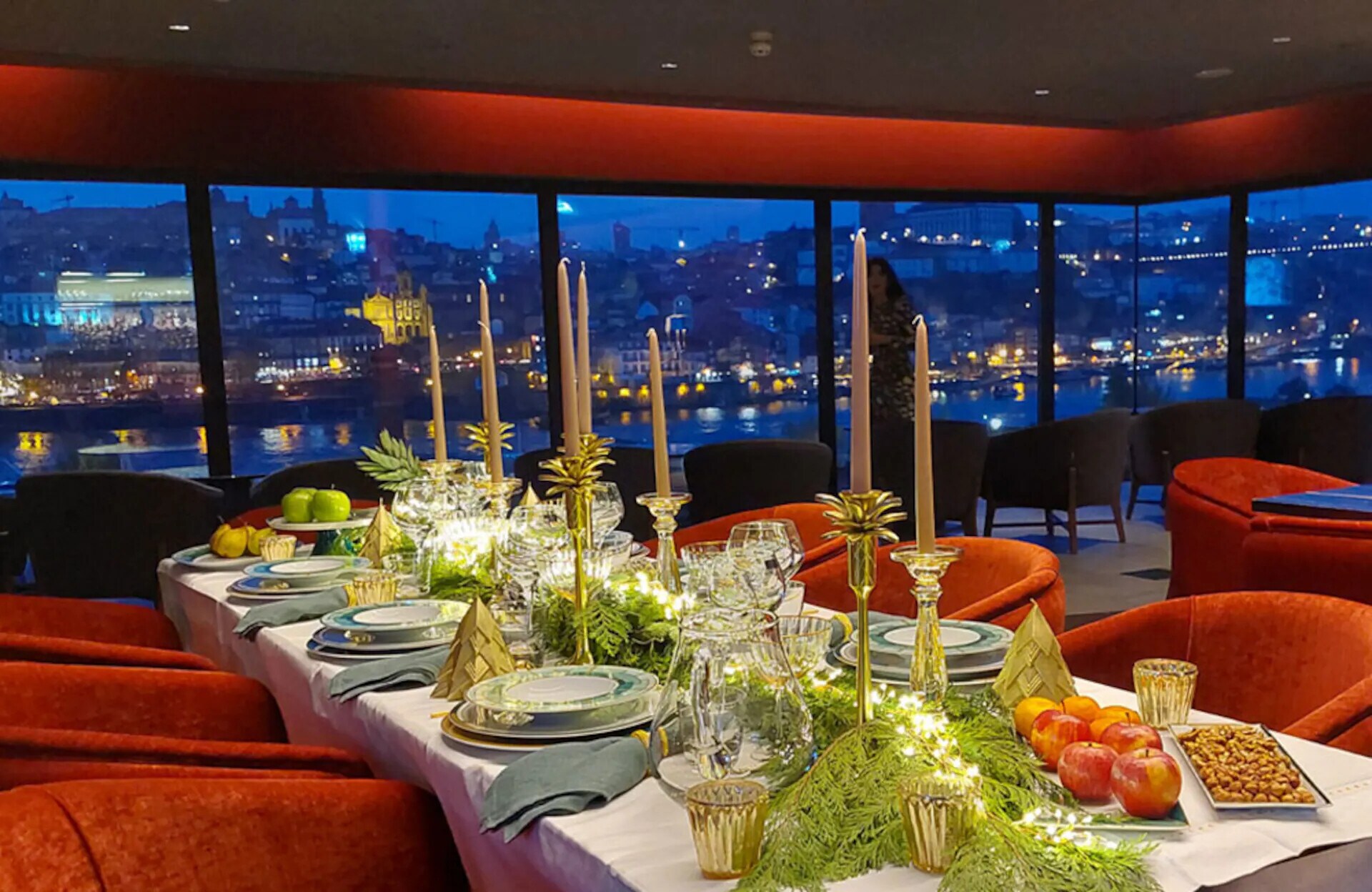 Christmas table styling Workshop at the Hilton Porto Gaia Hotel