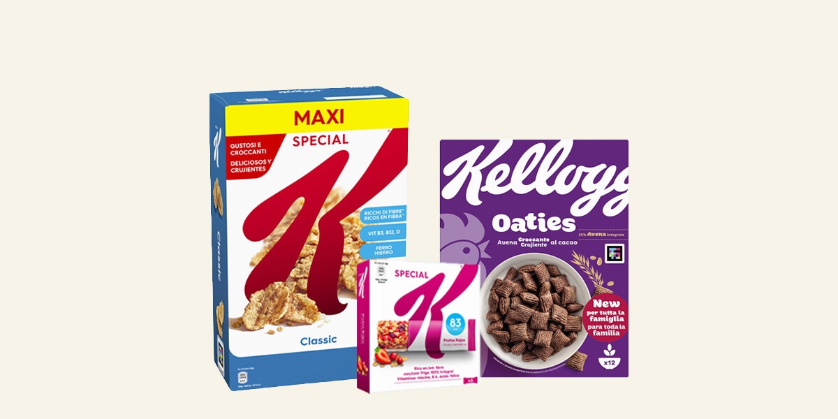 Cereales y barritas Kelloggs