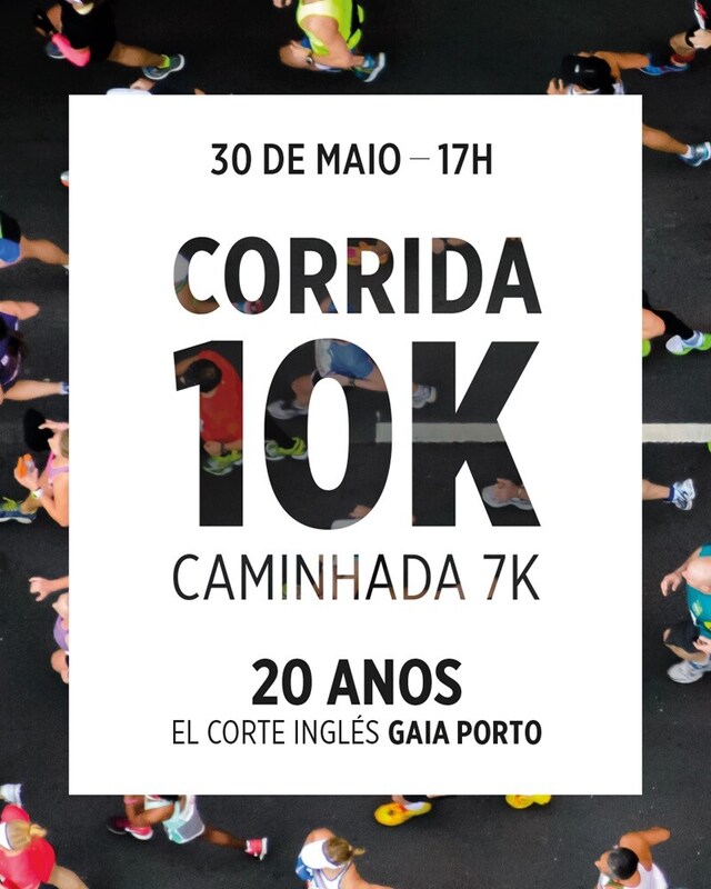 Corrida 20 anos El Corte Inglés Gaia Porto