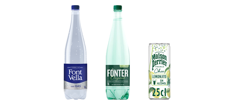 Multimarca Agua mineral natural con gas