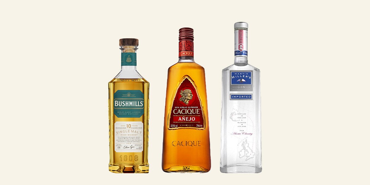 Whisky, ginebra y ron Multimarca