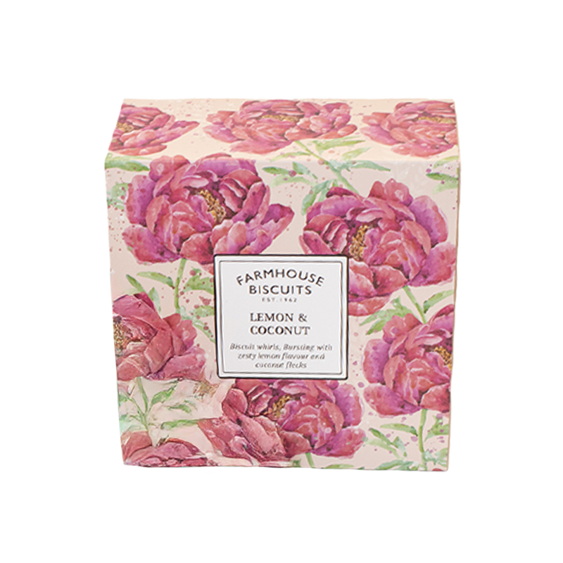 Farmhouse Bolachas de Limão e Coco caixa Farmhouse Biscuits 250 g