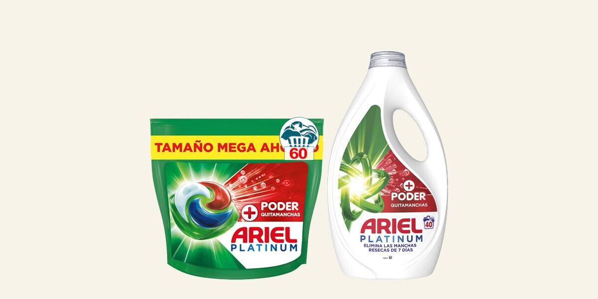 Detergente para la ropa Ariel