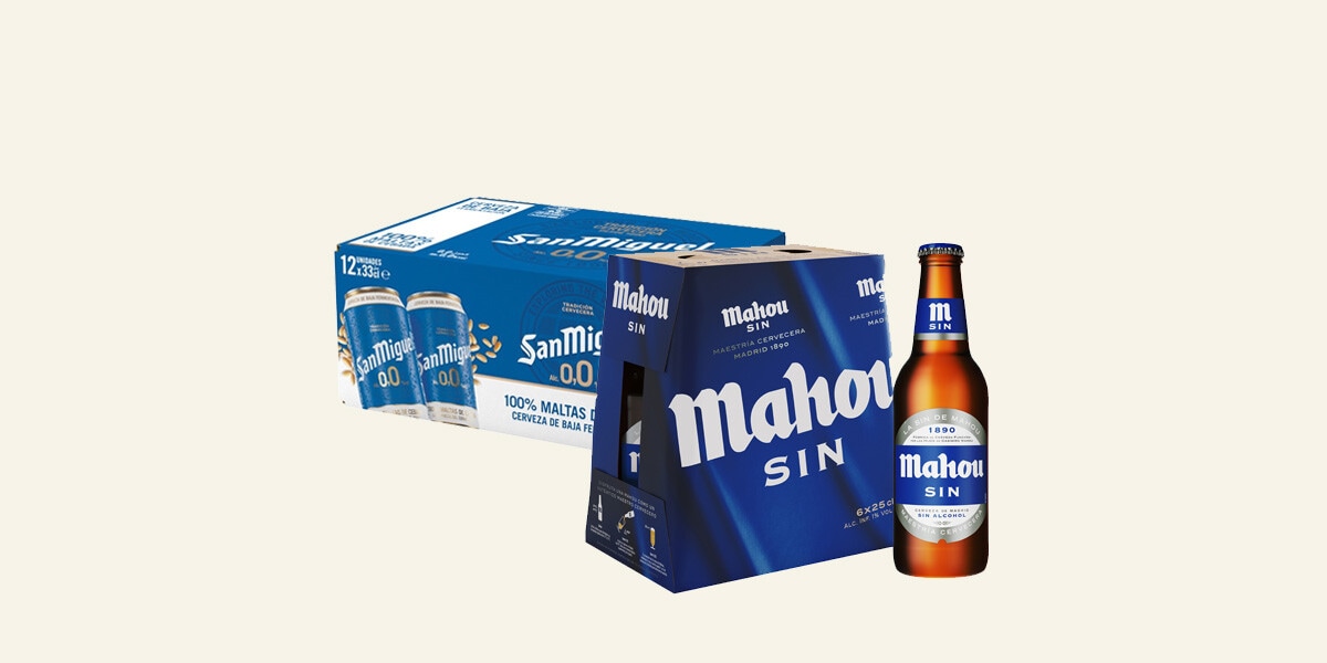 Cerveza sin alcohol MULTIMARCA