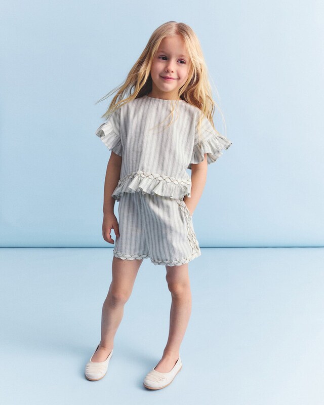 Menina Linho Moda Infantil