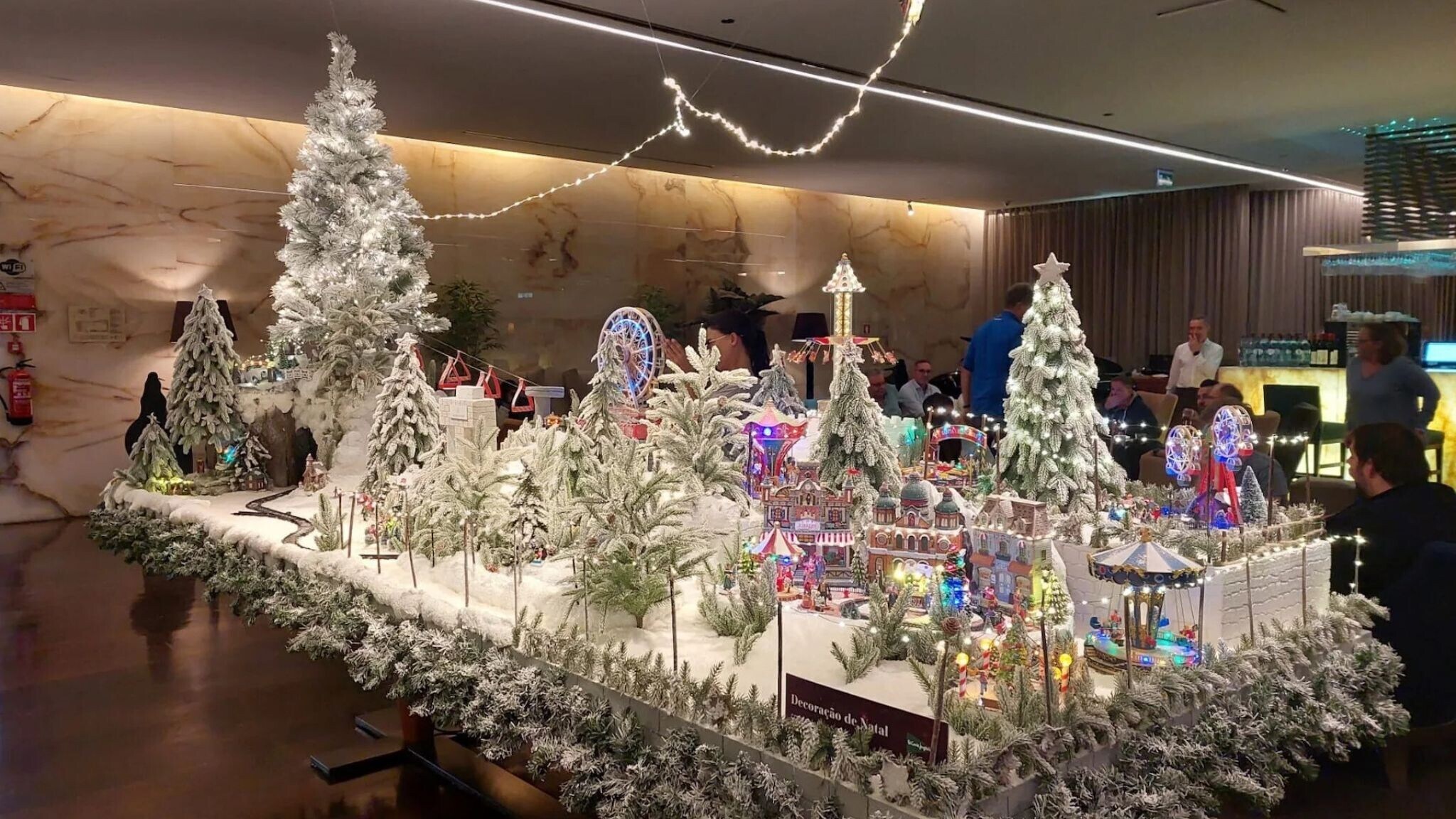 Christmas Decoration at the Sheraton Hotel Lisbon