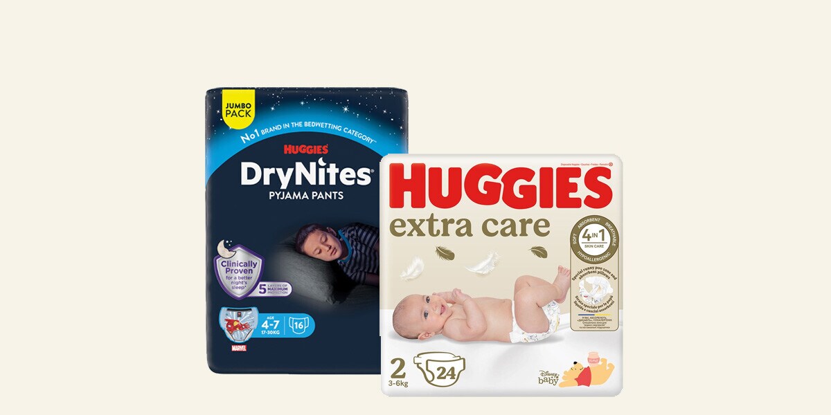 Pañales y pants Huggies