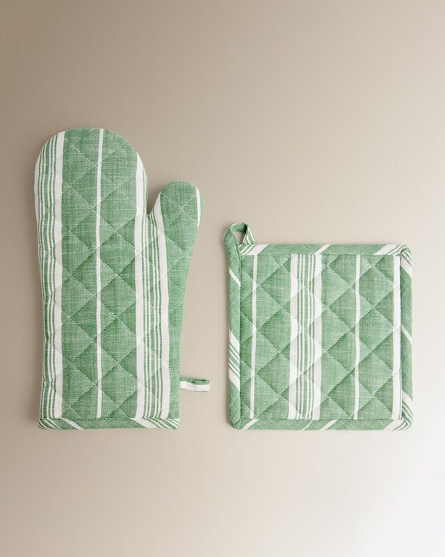 Conjunto de pega e luva