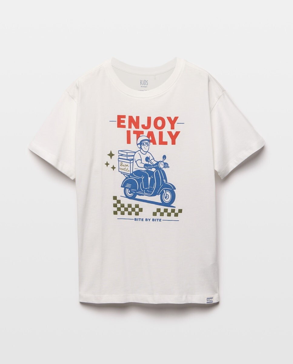 Imagem 0 de T-shirt de Manga Curta com Ilustração de Fantasia