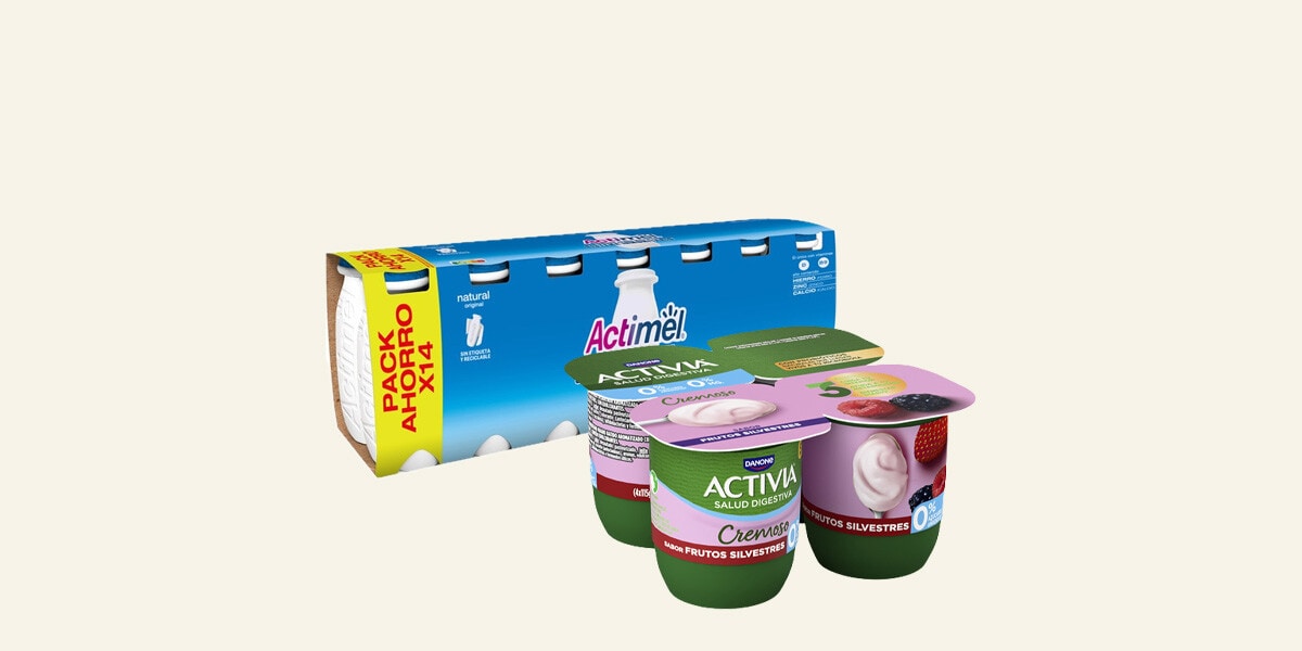 Yogures saludables Danone