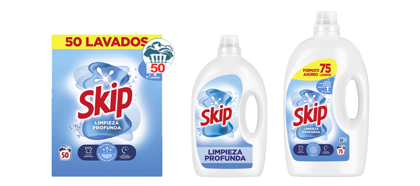 Skip Detergentes para la ropa