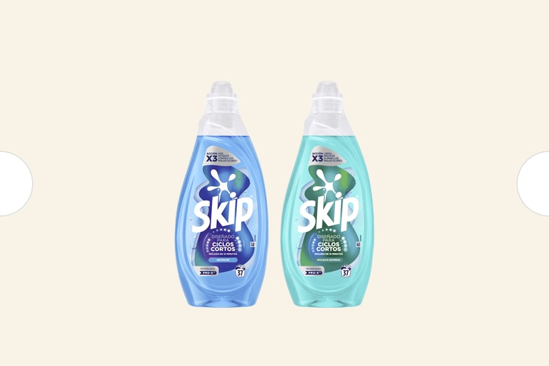 2€ de descuento por la compra de 15€ en detergente ciclos cortos. Introduce cupón DTOSKIP al finalizar tu pedido. Exclusivo Online.