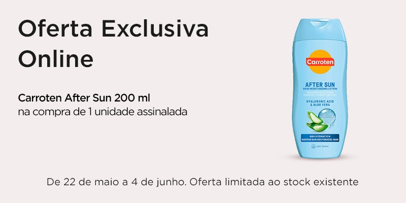 Oferta Carroten After Sun 200 ml na compra de 1 produto assinalado, Carroten
