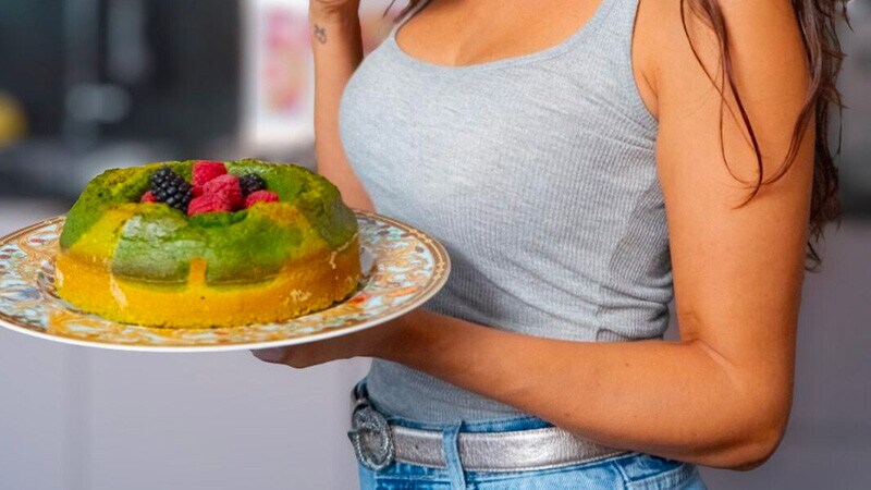 Bolo Matcha
