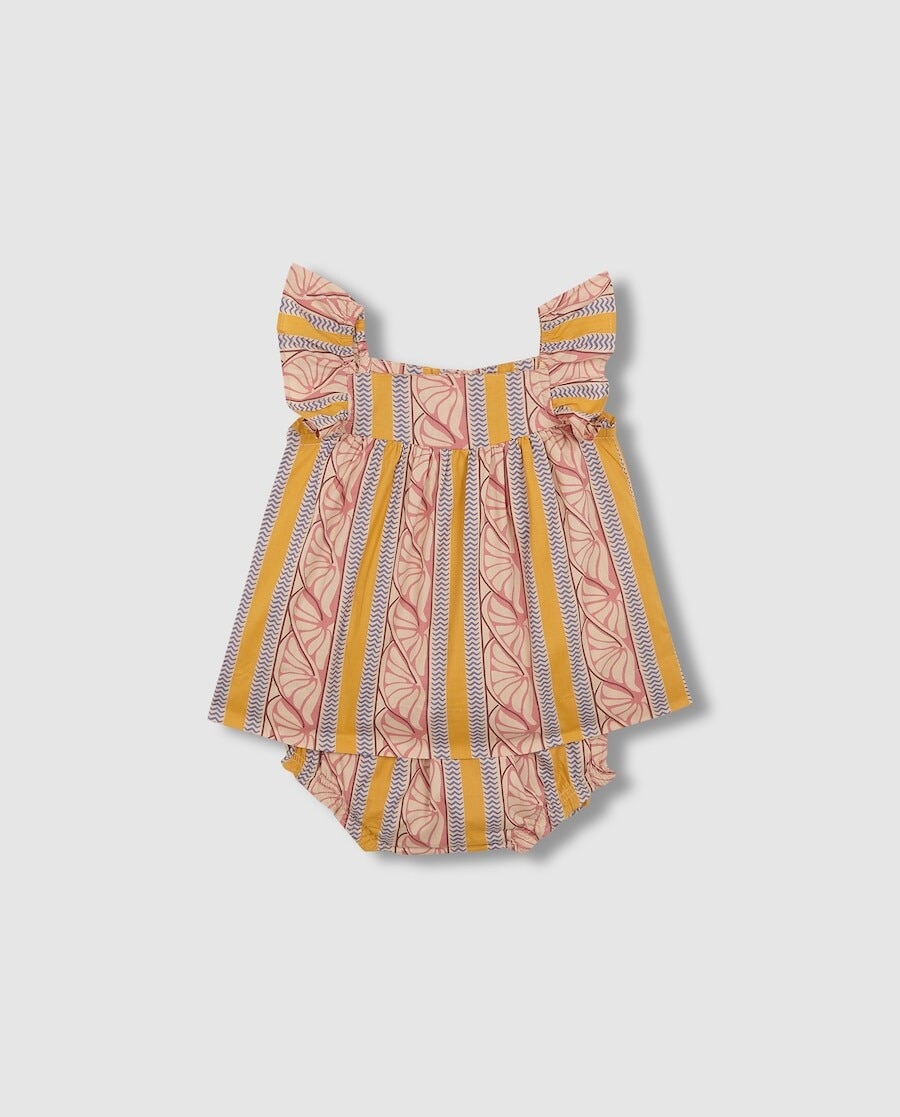 Imagem 0 de Vestido para Bebé com Estampado Étnico