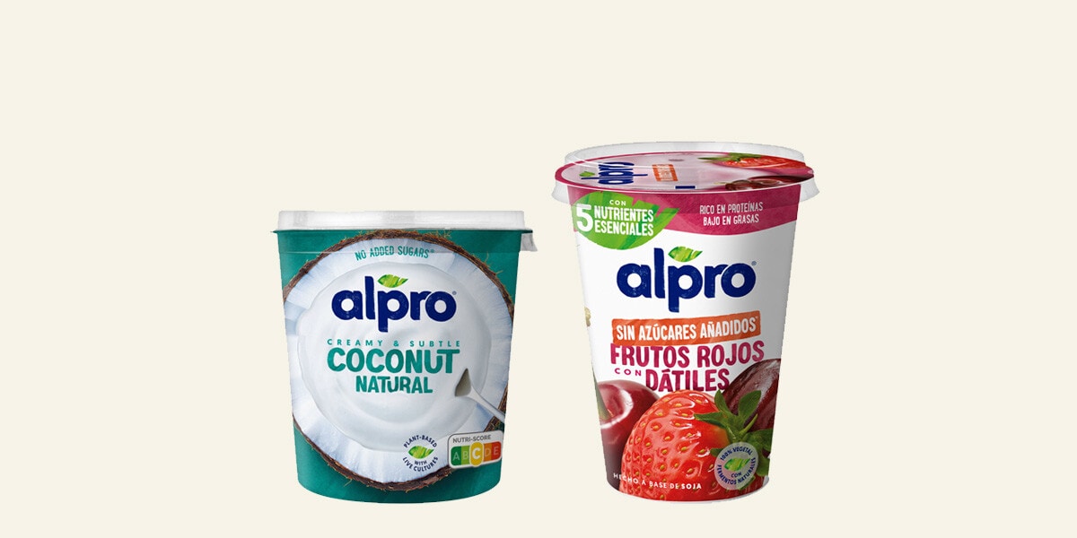 Postres vegetales Alpro